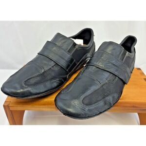 Cole Haan Air Infinity Strap Mens Size 13 Black Leather Driving Shoes Very Rare!